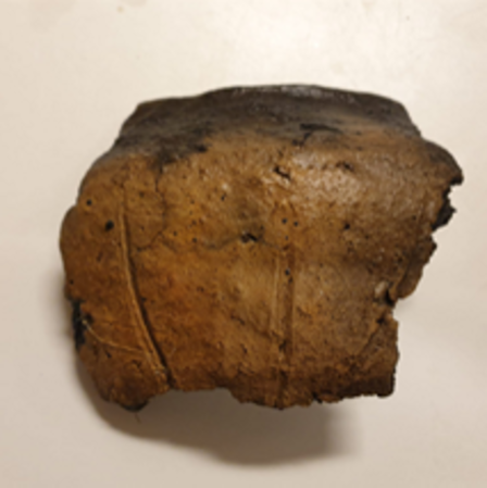 Foto van aardewerk uit de late IJzertijd